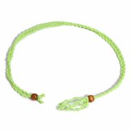 Ogrlica od Vrpce za Kristale 45 cm/18 inča - Zelena