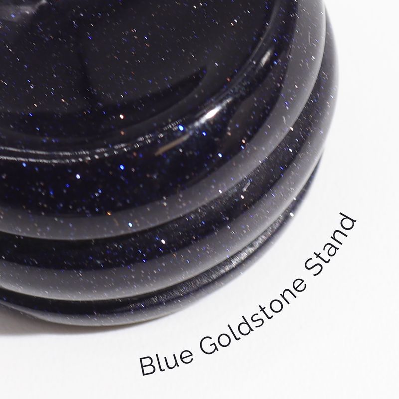 Žuti Žad na Solarnom Goldstone Postolju - 40mm (30x15mm)