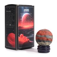 Crveni Jaspis na Solarnom Goldstone Postolju - 40mm (30x15mm)