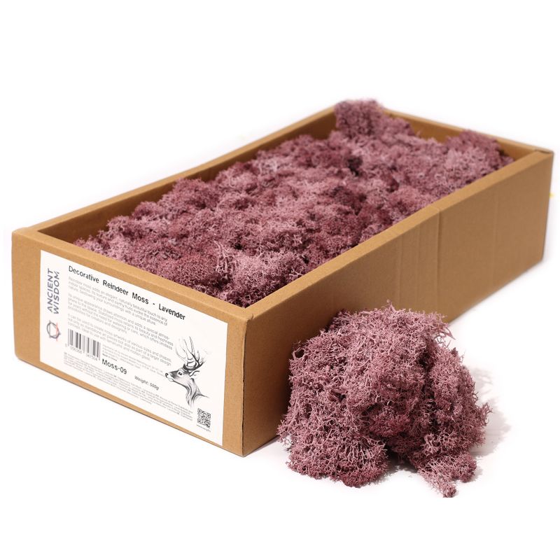 Kvalitetna Dekorativna Mahovina - Lavanda - 635g Kutija
