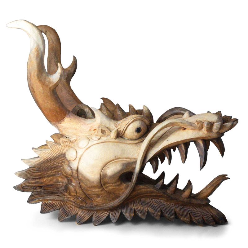 Skulptura Zmajeve Glave u Stvarnoj Veličini - 30cm