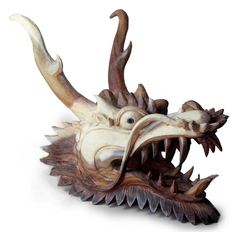 Skulptura Zmajeve Glave u Stvarnoj Veličini - 30cm