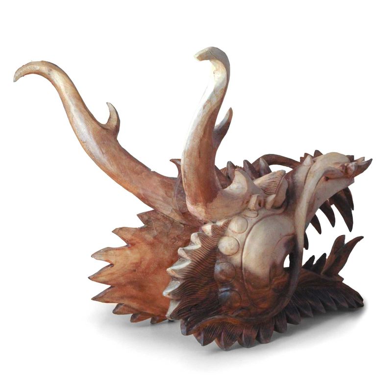 Skulptura Zmajeve Glave u Stvarnoj Veličini - 30cm