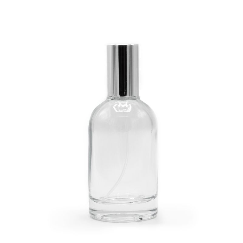 50ml Okrugla Masivna Boca, Srebrni Sprej i Poklopac