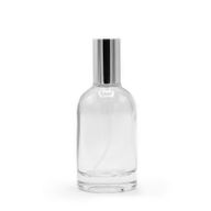 50ml Okrugla Masivna Boca, Srebrni Sprej i Poklopac