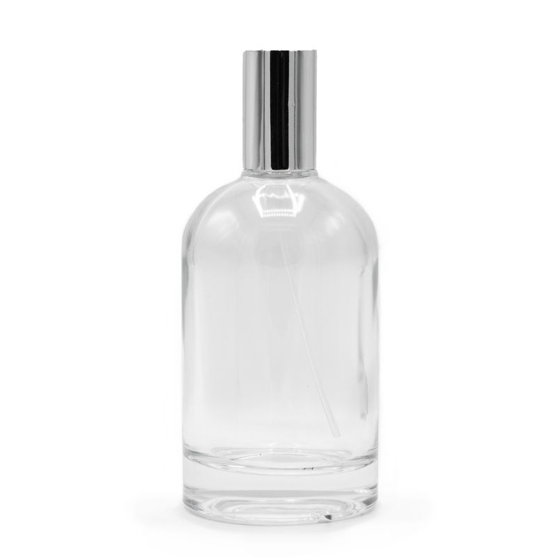 100ml Okrugla Masivna Boca, Srebrni Sprej i Poklopac