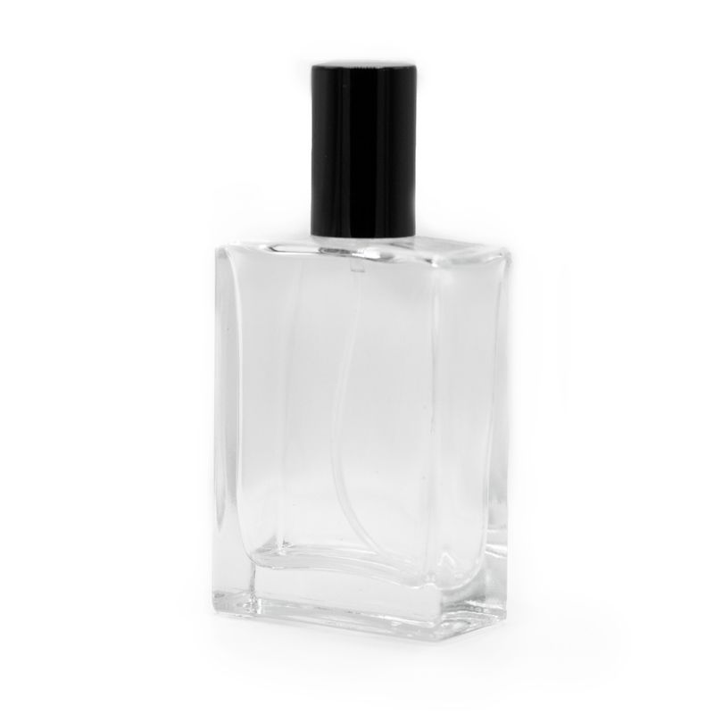 50ml Četvrtasta Masivna Boca, Crni Sprej i Poklopac