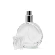 30ml Ovalna Bočica, Srebrni Sprej i Kristalni Poklopac