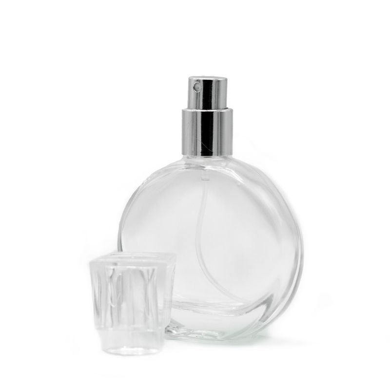 30ml Ovalna Bočica, Srebrni Sprej i Kristalni Poklopac