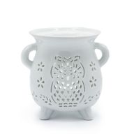 Kotlić Aroma Lampa - Sova - Bijela