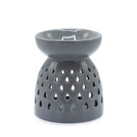 Klasična Aroma Lampa - Izrez Oblika Suze - Siva