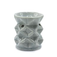 Geometrijska Aroma Lampa - Siva