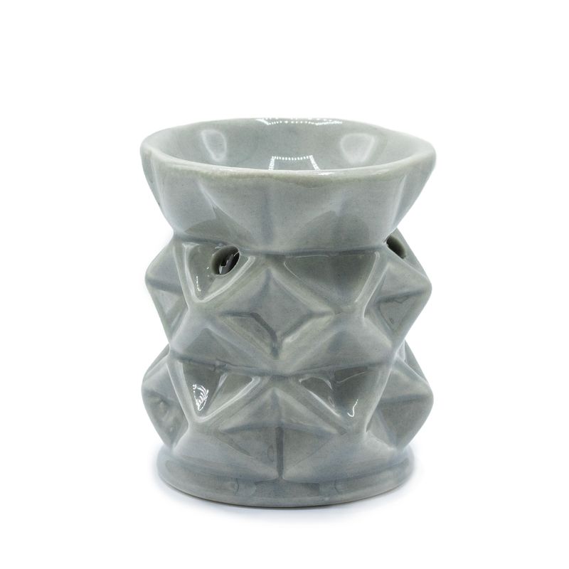 Geometrijska Aroma Lampa - Siva
