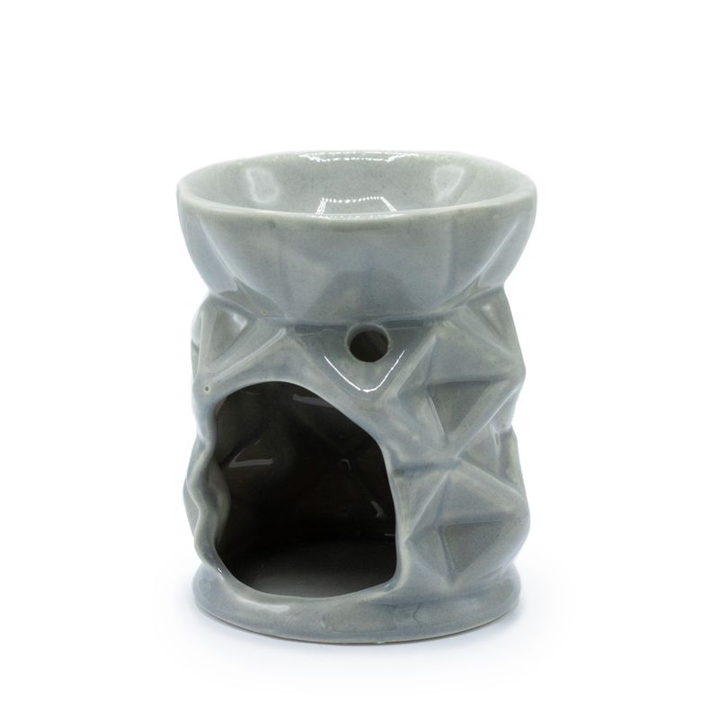 Geometrijska Aroma Lampa - Siva
