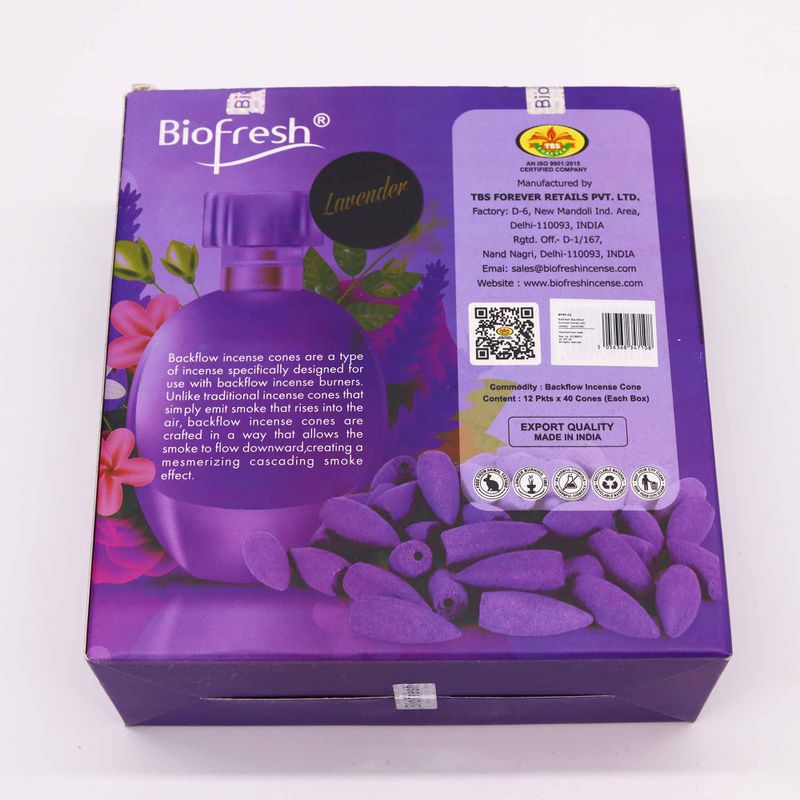 Biofresh Povratni Mirisni Čunjići (40 kom.) - Lavanda
