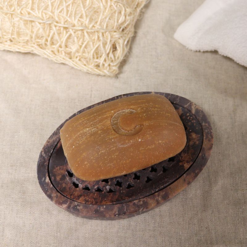 Posuda za Sapun i Ocjeđivač od Steatita - 11x8cm - Klasični Oval