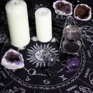 Ezoterično Oltarno Platno s Resama - Horoskop
