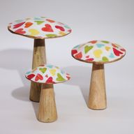 Srednja Gljiva - 15 cm - Pastelna Srca