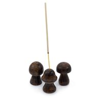 Mini Set od 3 Držača za Mirisne Štapiće u Obliku Gljiva (8 cm 7 cm 6,5 cm)