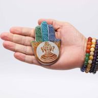 Hamsa Stalak od Steatita za Mirise 9x6 cm - Buda