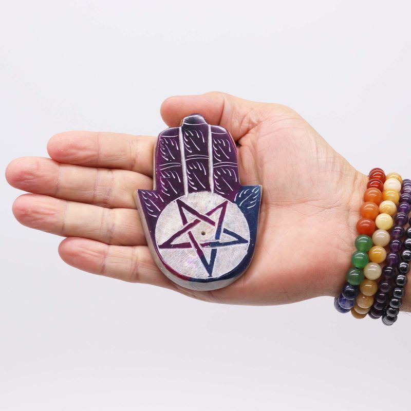 Hamsa Stalak od Steatita za Mirise 9x6 cm - Pentagon