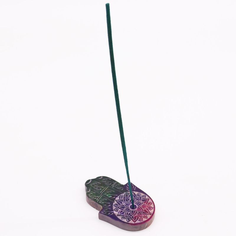 Hamsa Stalak od Steatita za Mirise 9x6 cm - Lotosov Cvijet