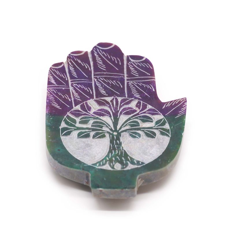 Hamsa Stalak od Steatita za Mirise 13x9 cm - Drvo Života