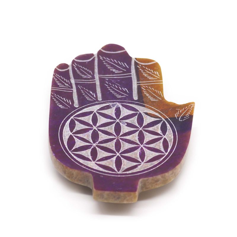Hamsa Stalak od Steatita za Mirise 13x9 cm - Cvijet Života