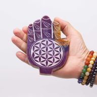 Hamsa Stalak od Steatita za Mirise 13x9 cm - Cvijet Života