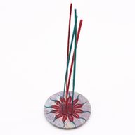 Disk Stalak od Steatita za Mirise 10 cm - Suncokret (Stalak za 5 Štapića)
