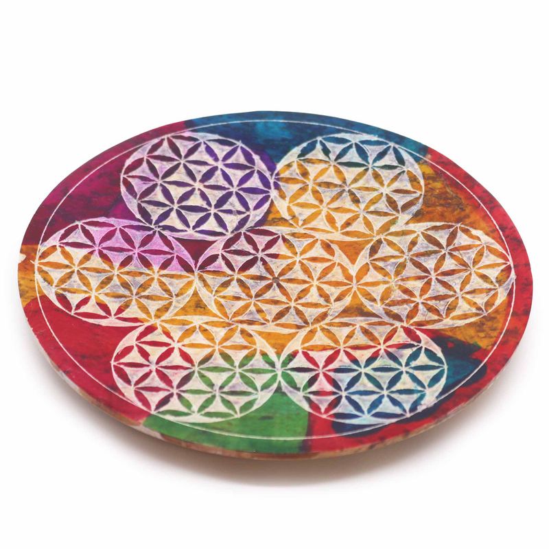 Disk Stalak od Steatita za Mirise 12 cm - 7 Cvjetova Života