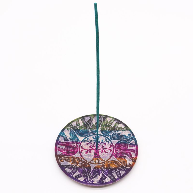 Disk Stalak od Steatita za Mirise 12 cm - 6 Sretnih Slonova