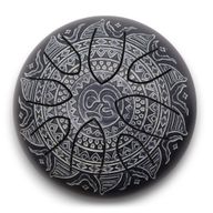 Čelični Bubanj s Jezikom Ugravirana Mandala - 16cm