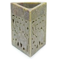 Trokutna Aroma Lampa od Steatita 11x9 cm - Slon