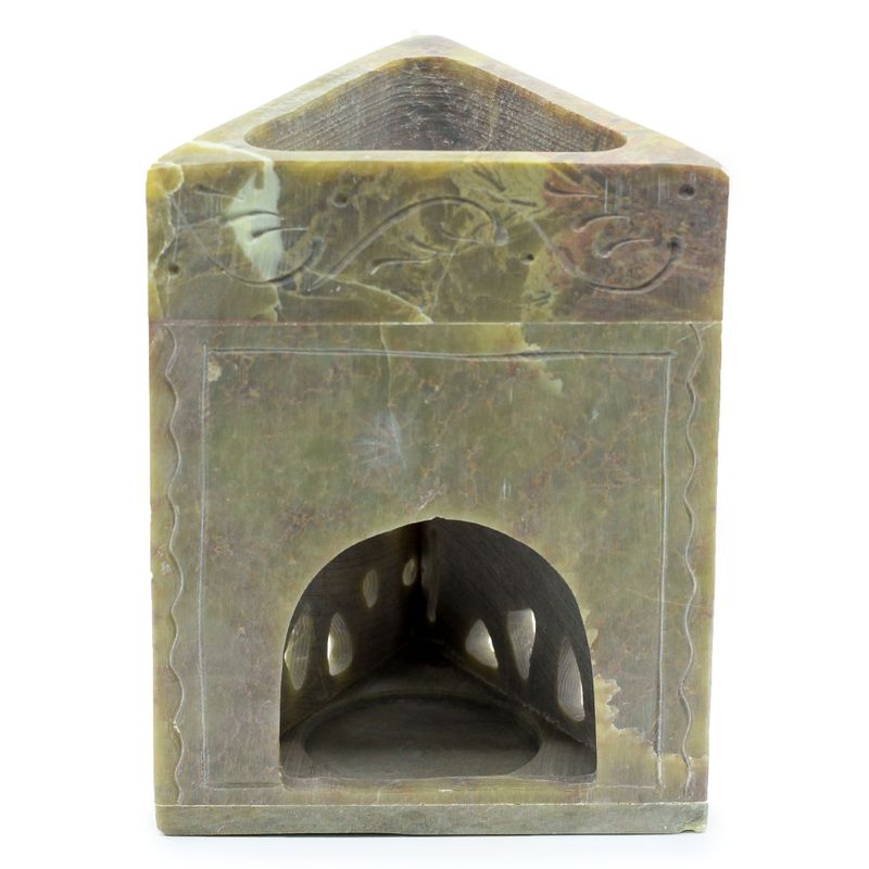 Trokutna Aroma Lampa od Steatita 11x9 cm - Slon