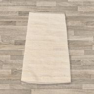 Indijska Ručno Tkana Pamučna Stazica - 50x90 cm - Krem