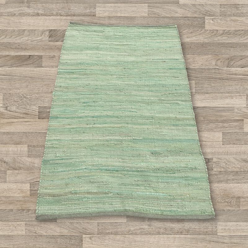 Indijska Ručno Tkana Pamučna Stazica - 50x90 cm - Aqua