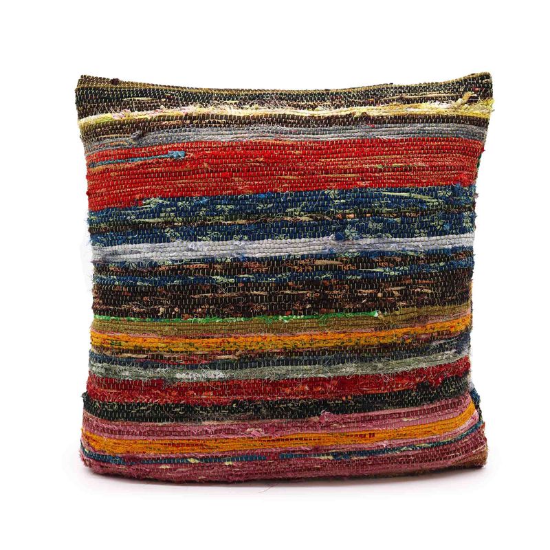 Tkane Navlake za Jastuke - 40x40cm - Zemljano Zelena