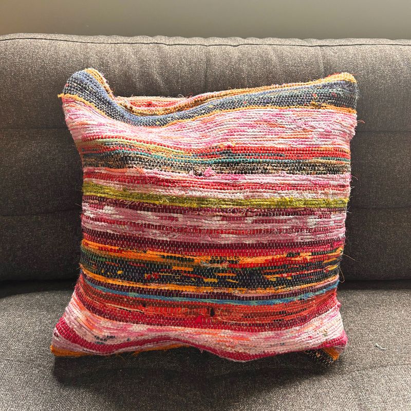 Tkane Navlake za Jastuke - 40x40cm - Akvamarin Plava