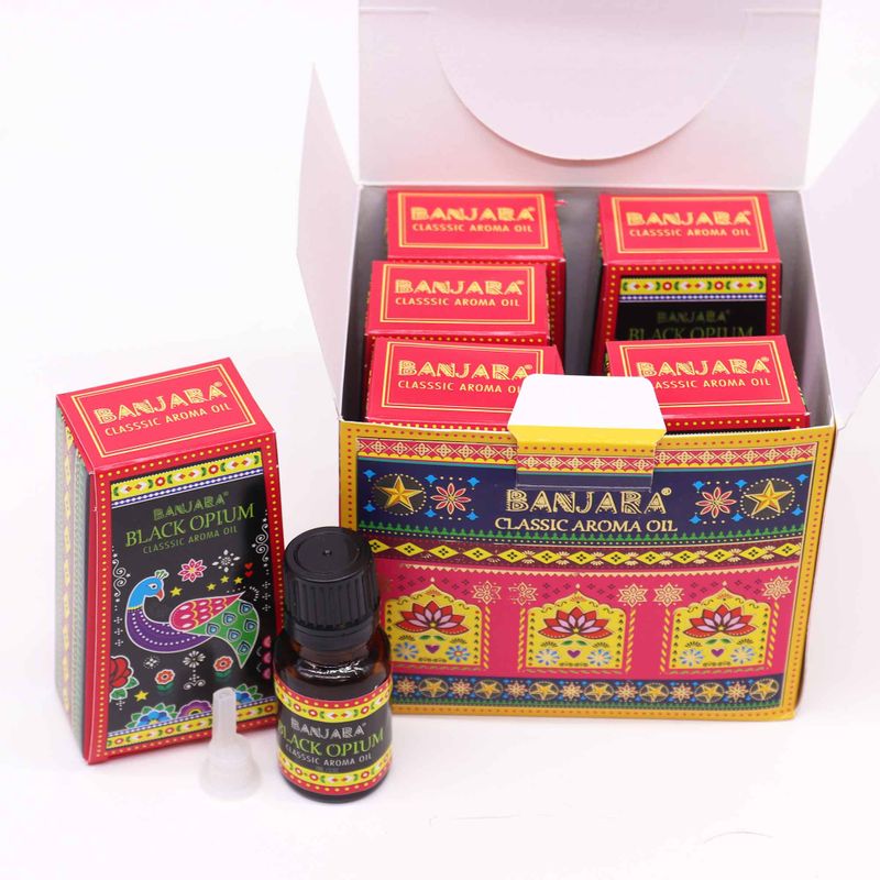 Banjara Indijsko Mirisno Ulje 10 ml - Crni Opium