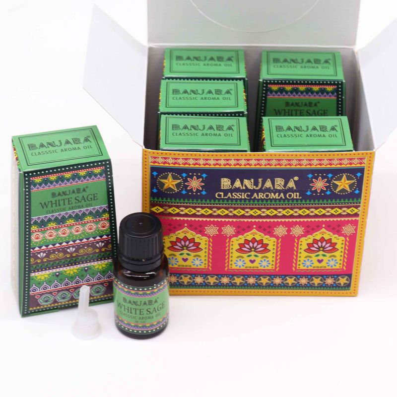Banjara Indijsko Mirisno Ulje 10 ml - Bijela Kadulja