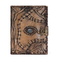 Smeđi Dnevnik - Zlo Oko - 160 Listova S Rubovima - 20x15 cm