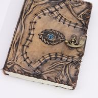 Smeđi Dnevnik - Zlo Oko - 160 Listova S Rubovima - 20x15 cm
