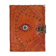 Svijetlo Smeđi Dnevnik - Zlo Oko - 160 Listova S Rubovima - 20x15 cm