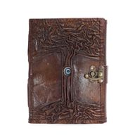 Tamno Smeđi Dnevnik - Zlo Oko - 160 Listova S Rubovima - 17x12.5 cm