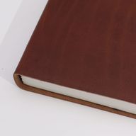 Velika Tamno Smeđa Dnevna Bilježnica – 100 st. s Linijama - 20x15cm