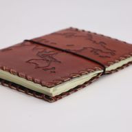 Putni Dnevnik s omotom - Svijetlo Smeđa - 96 stranica - 17x13cm