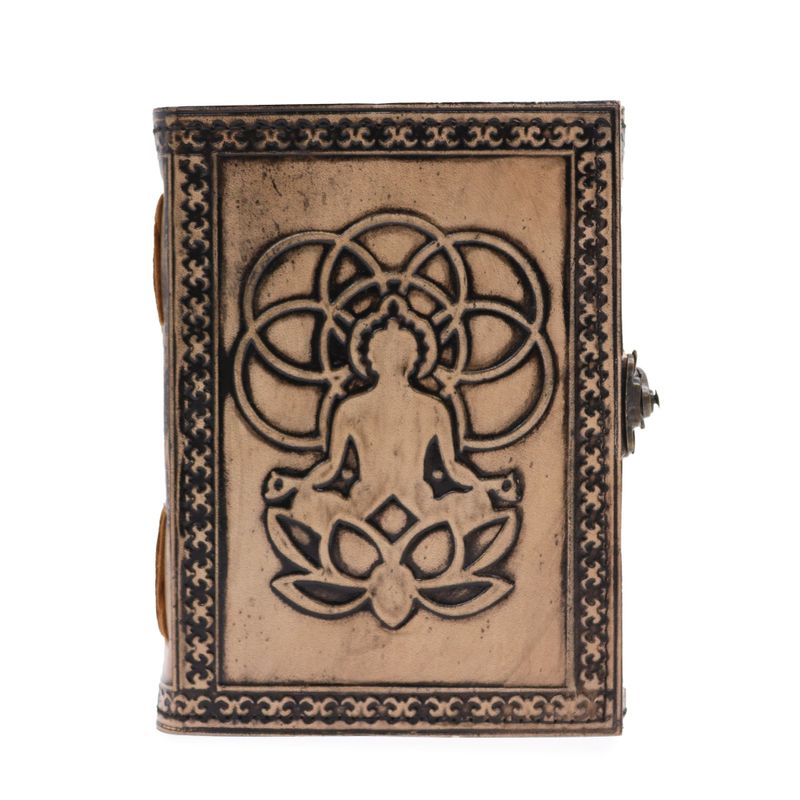 Buda - Ezoterični Dnevnik - Smeđa - 200 stranica Prošiveni Rub - 17.5x12.5x3cm