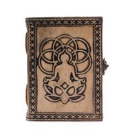 Buda - Ezoterični Dnevnik - Smeđa - 200 stranica Prošiveni Rub - 17.5x12.5x3cm