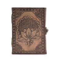 Lotus Mandala - Ezoterični Dnevnik - Vintage Siva - 200 stranica Prošiveni Rub - 17.5x12.5x3cm